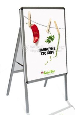 Aluminum Outdoor Poster Stand Board Display