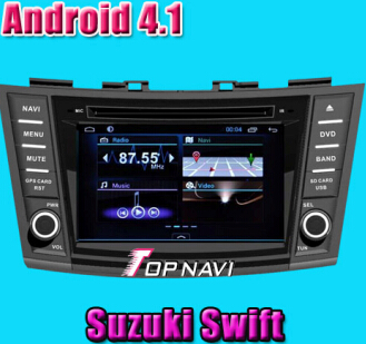 Android 4 1 Car Dvd Gps Special For Suzuki Swift 2012 2013 Ddr3 1g Ram Memory 8g Inand And A9 Dual C