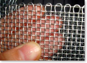 Another Name Crimped Wire Mesh Is Square Galvanized