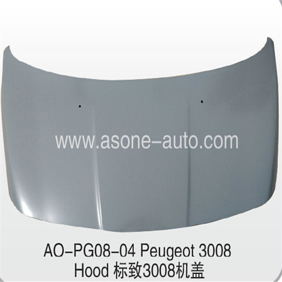 Asone Engine Hood For Peugeot 3008 Metal Body Parts