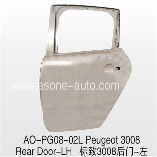 Asone Rear Door For Peugeot 3008 Body Parts Replacement
