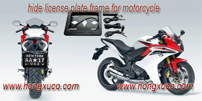 Attractive Design Motorcycle License Plate Frame Icecrusher Ladder Province