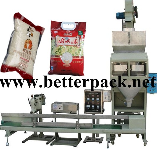 Auto Rice Beans Weighing Filling Packing Line