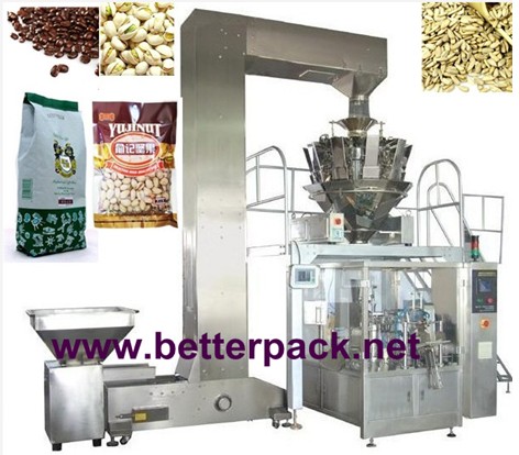 Automatic Stand Up Pouch Weighing Filling Sealing Packaging Equipment