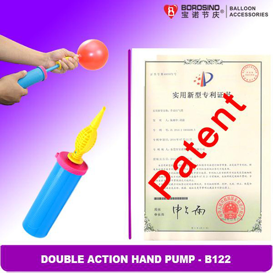 B122 Newly Double Action Balloon Hand Pump