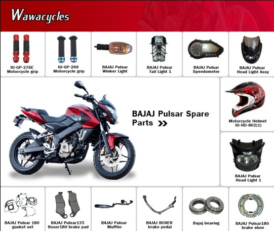 Bajaj Pulsar Motorcycle Spare Parts