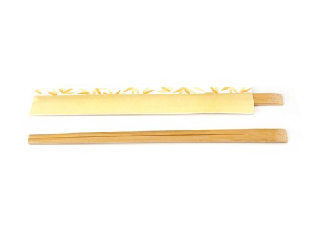 Bamboo Chopsticks Yellow Wrapper