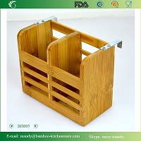 Bamboo Kitchen Utensil Caddy