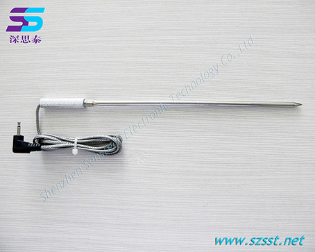 Bbq Fork Thermometer Ntc Temperature Sensor Probe Assembly