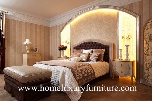 Bed Classical Furniture Wooden Bedroom Sets Antique Fb 106