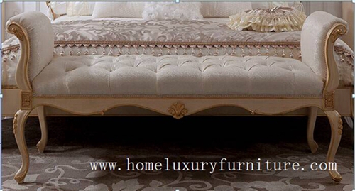Bed Stool Wood Bedroom Furniture Classical Style Fu 102