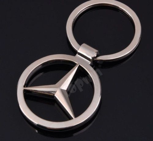 Benz Car Logo Metal Keychain