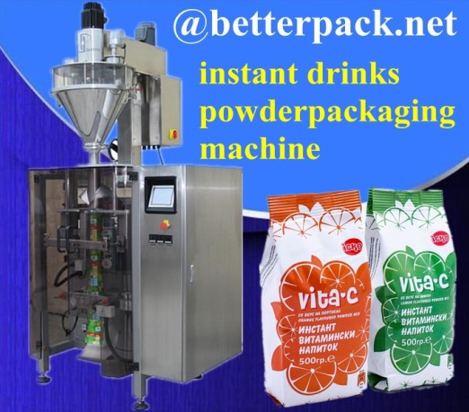 Big Plastic Pouch Drinks Powder Forming Filling Sealing Packaging Machine