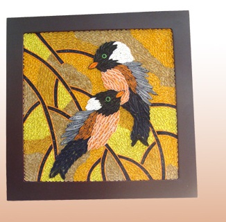 Bird Quilling Picture Handmade Gifts