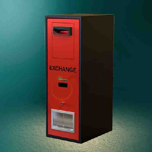 Black Color Coin Exchange Machines