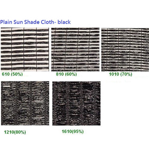 Black Shade Netting Plain Series