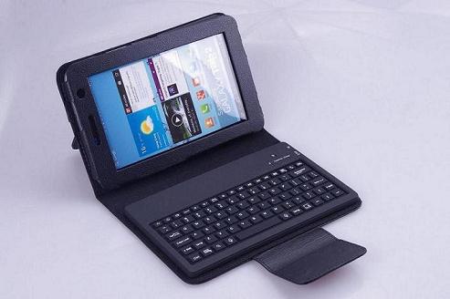 Bluetooth Keyboard Leather Case Stand For Samsung Galaxy Tab 2 7 0 P3110 P3100