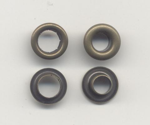 Brass Eyelets With Neck Washer 10mm O D