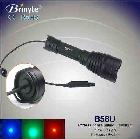 Brinyte Cree Rechargeable Waterproof Tactical Hunting Torch