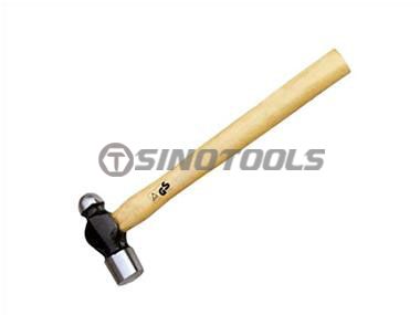 British Type Ball Pein Hammer With Wooden Handle