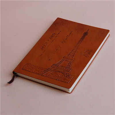 Brown Pu Cover Paper A5 Size Notebook China Factory