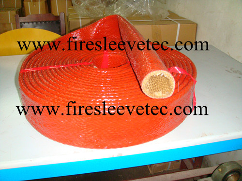Bst Heavy Duty Silicon Coated Fiberglass Fire Resistant Sleeving
