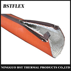 Bstflex Silicone Fiberglass Fire Sleeve With Zipper