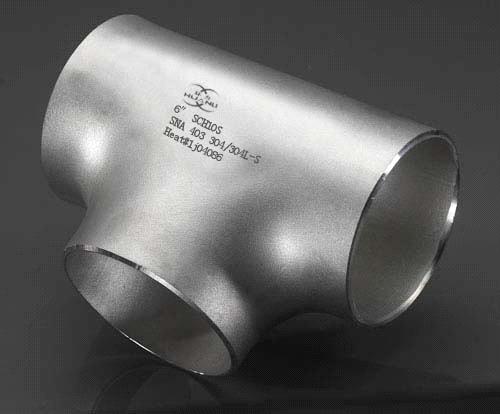 Butt Weld Stainless Steel Pipe Fittings Tee Specialized Manufacture