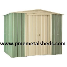 Buy 8 X 10 Ft Outdoor Steel Sheds Apex Metal From Pmemetalshes