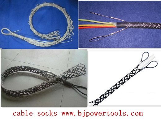 Cable Grip Connector For Socks Wire Mesh Grips