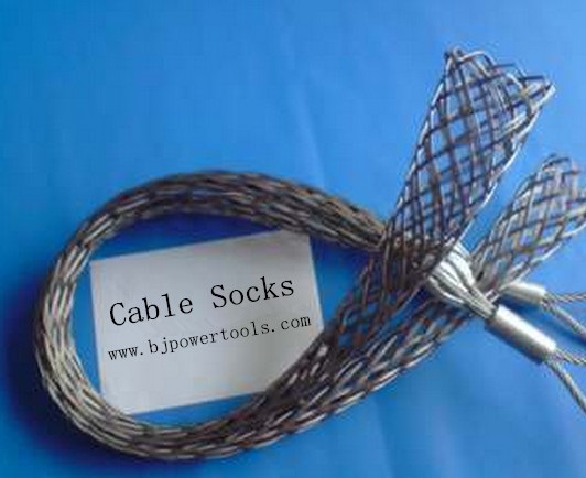 Cable Pulling Grips Side Pull Steel Wire Mesh For