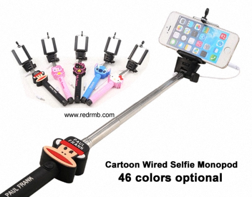 Camera Phone Handheld Cartoon Monopod Mickey Minnie Selfie Stick Telescopic Stand Holder For Iphone