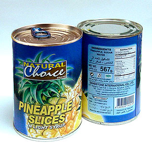 Canned Pineapples Standard Slices