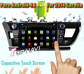 Car Dvd Player Special For Toyota Corolla 2014 With Android 4 1 System