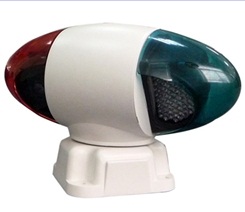 Cctv Security Vehicle Mounted High Speed Dome Ptz Camera With Alarm Flashing Light