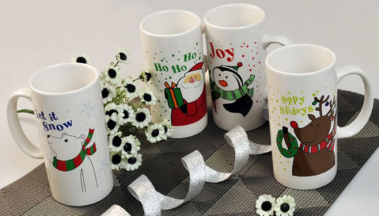 Ceramic Mug Promotion Gift Happy Holidays