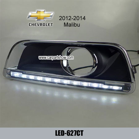 Chevrolet Malibu Drl Led Daytime Running Lights Car Headlights Parts Fog Lamp Cover 627ct
