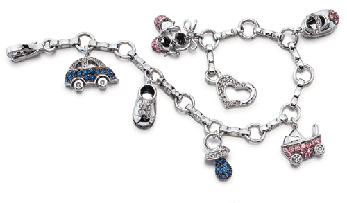 China Factory Outlet 925 Sterling Silver Cz Bracelet With Stones And Cartoon Accessory