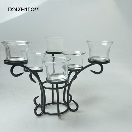 Chinese Candle Holder Glass Ware Export
