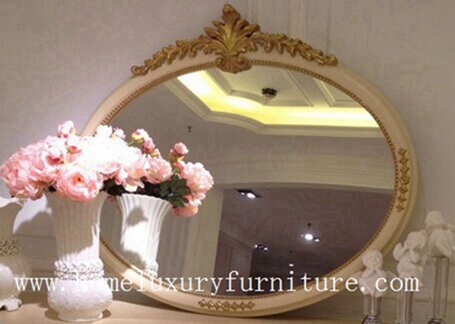 Classical Wooden Mirror Decorat Dressing Wall Fg 101a