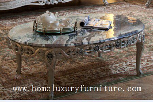 Coffee Table Solid Wood Marble Antique Furniture Fc 103a