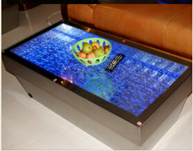 Coffee Tea Table With Water Bubble And Rgb Led Light For Home Club Hotel