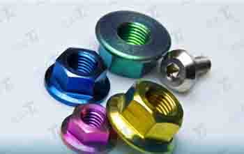 Color Anodized Titanium Fastener Bolts Washer Nuts