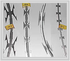 Concertina Razor Barbed Wire With Bto22 Bto65 Blade 450 To 960mm Size Coil Packing For Military