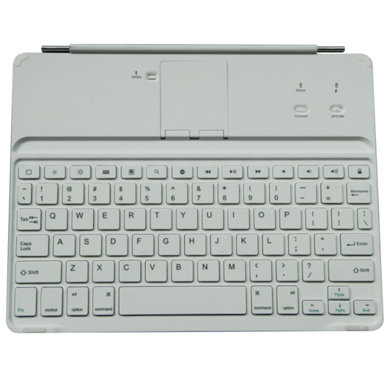 Contracted Ipad 2 3 4 Bluetooth Keyboard With Magnetic Strip And Retractable Baseboard Hb015 Backlit