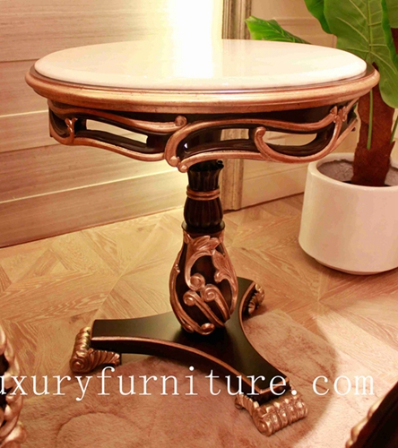 Corner Table Living Room Marble Round End Side Fc 109b2