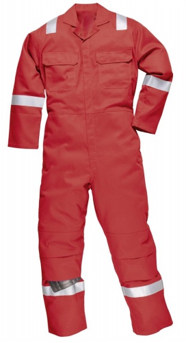 Cotton Twill Fire Retardant Coverall With Reflective Tape