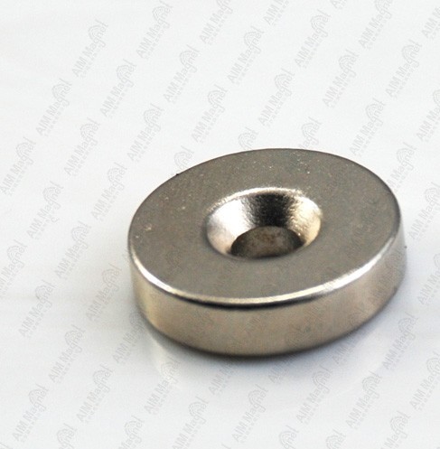 Countersunk Ring Neodymium Permanent Magnets