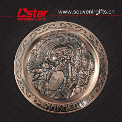 Custom And Low Price Souvenirs Plated Plate