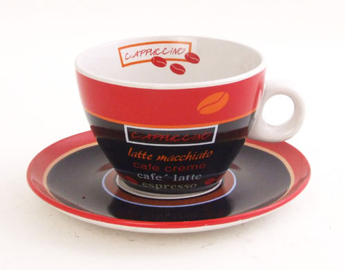 Custom Ceramic Coffee Cup And Saucer Manufacture